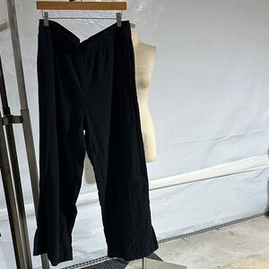Old Navy Midnight Black Wide Leg Pants